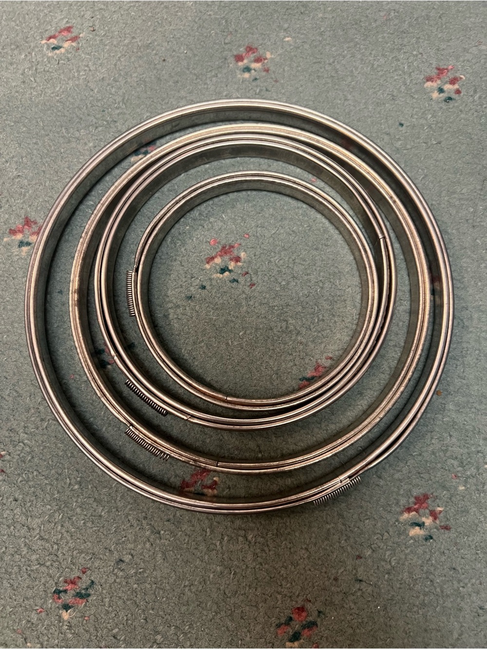 Vintage Metal Embroidery Hoops